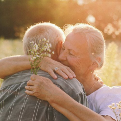 Seniors hugging - Senior Advocate Services